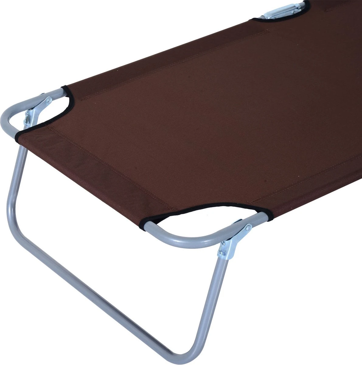 Outsunny Ligstoel Ligbank Voor Buiten Ligstoel Voor Op Het Strand Inklapbaar Met Zonnedak 3 Kleuren 84B-001 - Afbeelding 10