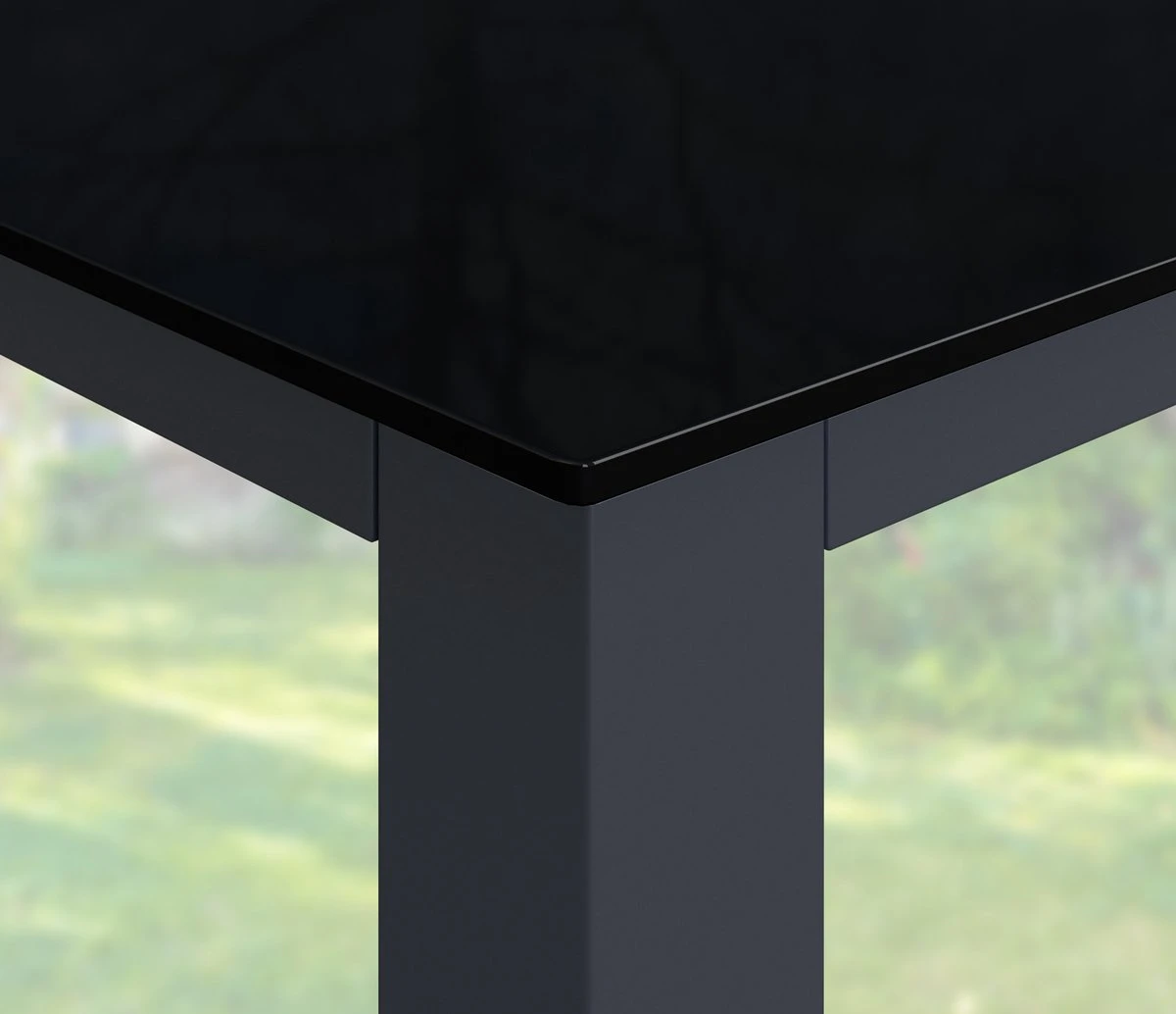 Casaria – Tuintafel – Aluminium – 90x90x75cm –Antraciet - Afbeelding 4