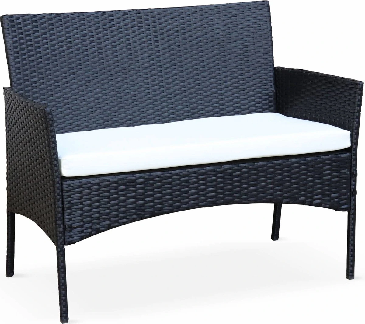 Tuinmeubel Van Gevlochten Hars, 4 Plaatsen - Afbeelding 2