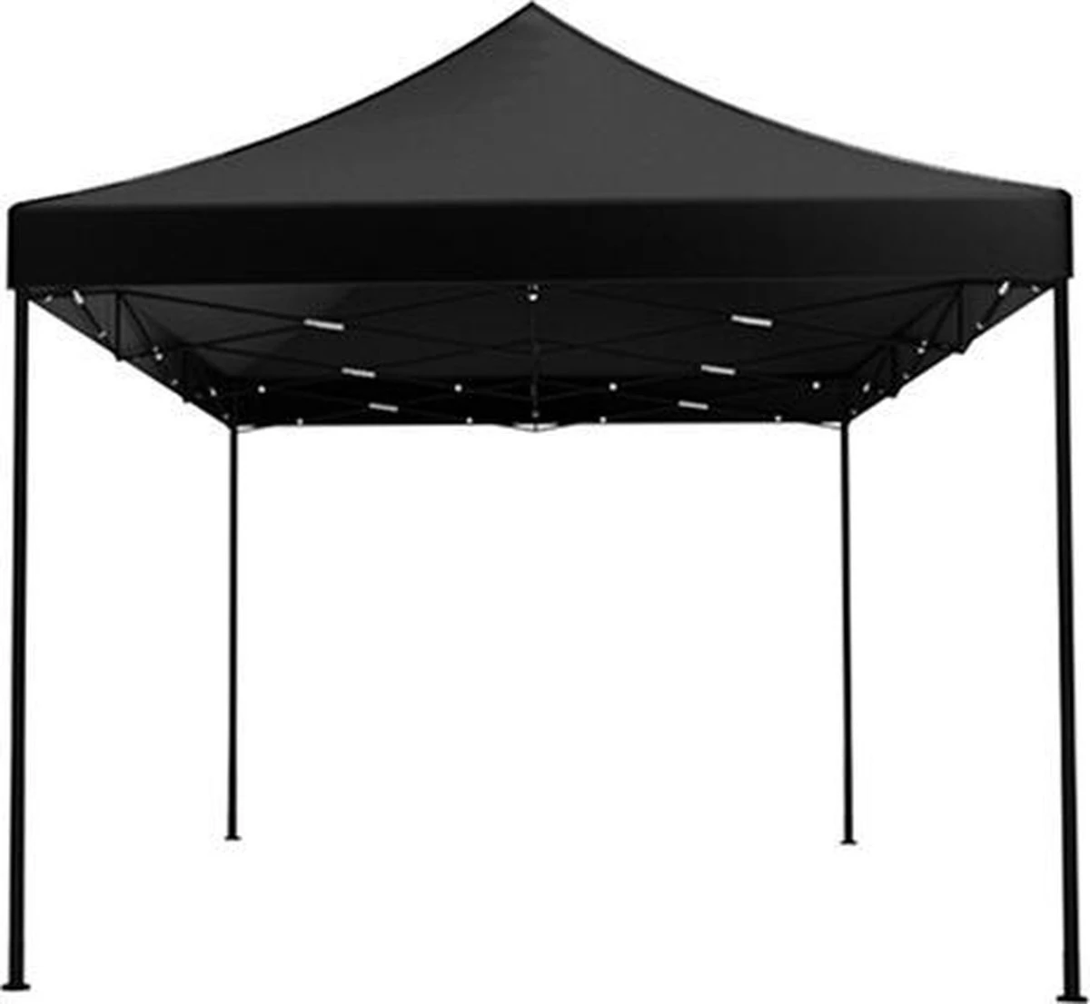 Easy Up 3x4,5m Zwart Luxe Partytent Opvouwbaar - Afbeelding 2