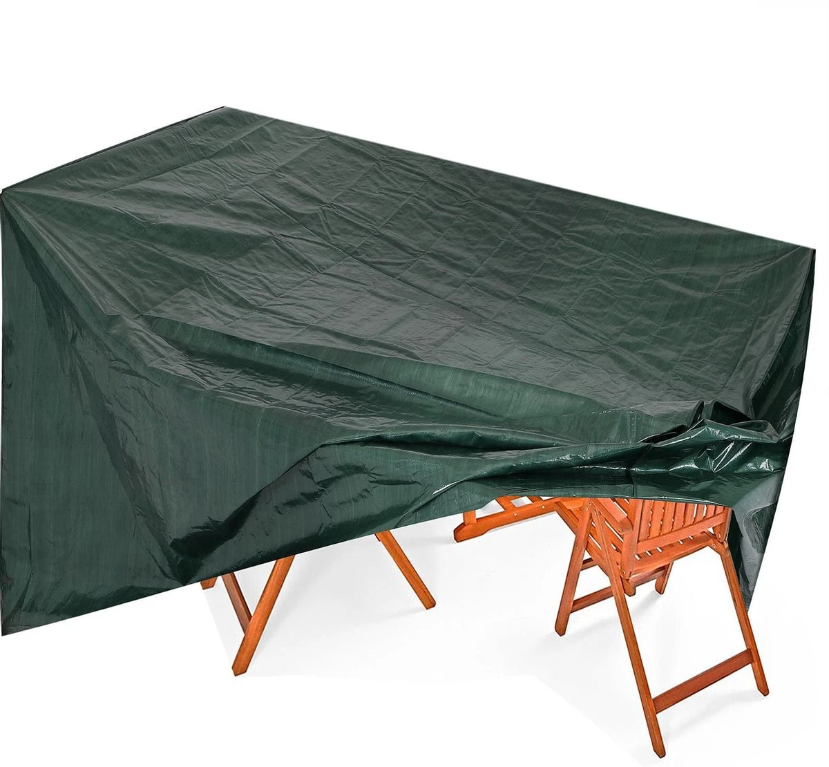 Kingsleeve Tuinmeubelhoes - Beschermhoes - Weerbestendig -308x138x89cm - Groen - Afbeelding 8