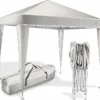 Coazy Waterdichte Partytent 3x3 Meter Opvouwbaar - Paviljoen - Easy Up - Pop-up Tent Met Haringen, Touw En Anti Slip Poten - Waterdicht - Partytenten Weerbestendig