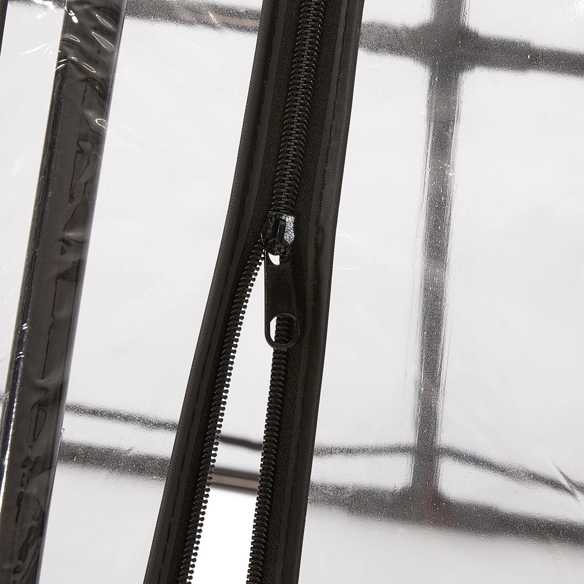 Relaxdays Kweekkas Pvc Met 2 Deuren - Lage Foliekas - Kleine Tuinkas - Plantenkas Tuin - Afbeelding 9