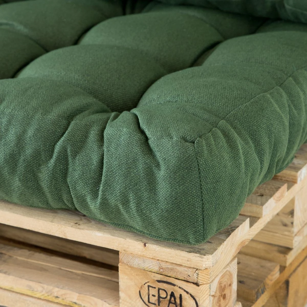 2L Home & Garden Palletkussen Metro Olijf - 120 X 80cm - Afbeelding 6