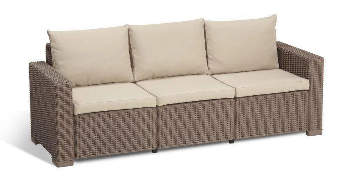 Allibert California Loungeset - 5 Personen - Cappuccino - Afbeelding 18