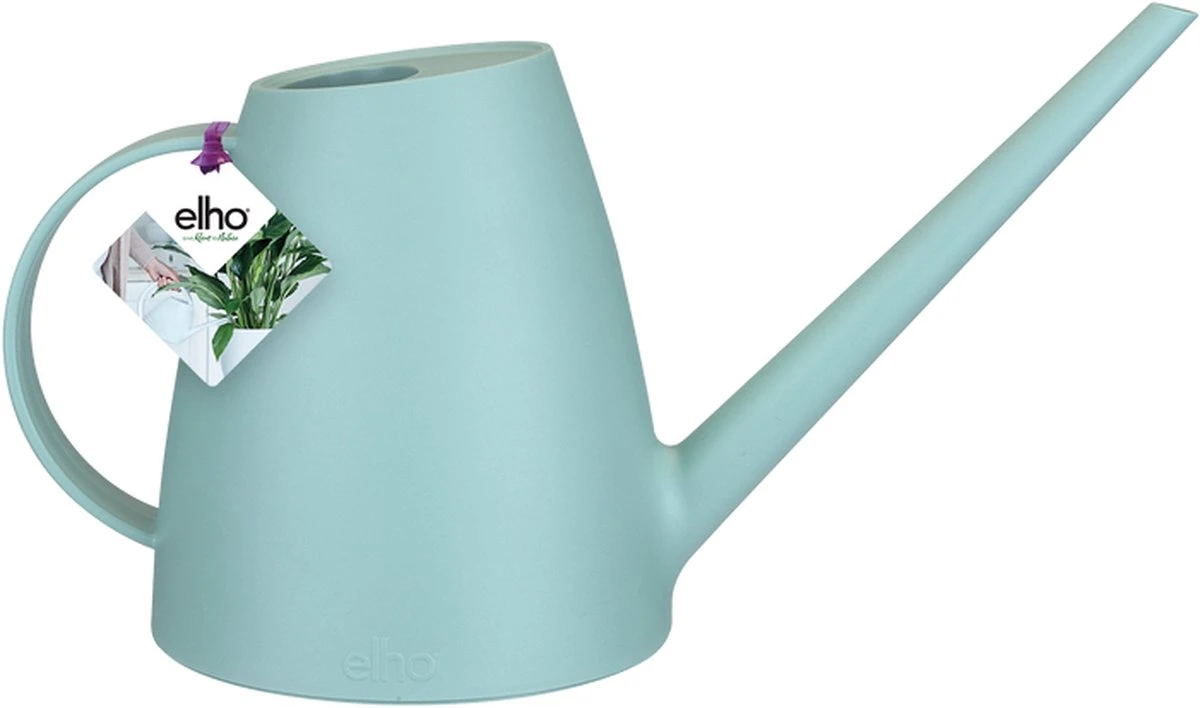 Elho Brussels Gieter 1,8l - Gieter Voor Binnenkweken En Oogsten - Ø 33.0 X H 17.0 Cm - Groen/Mint - Afbeelding 2