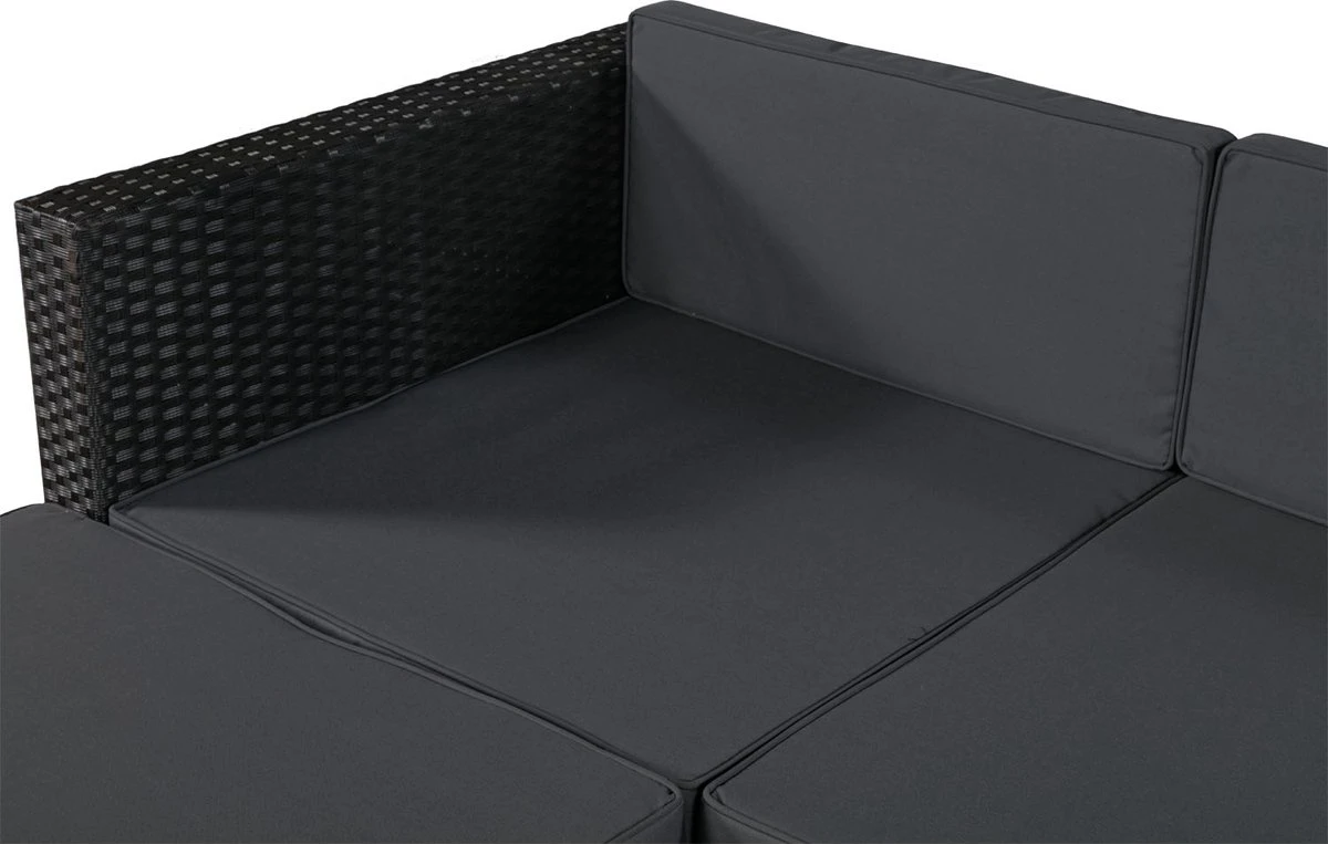 Polyrotan Loungeset Punta Cana L - Zwart - Afbeelding 14