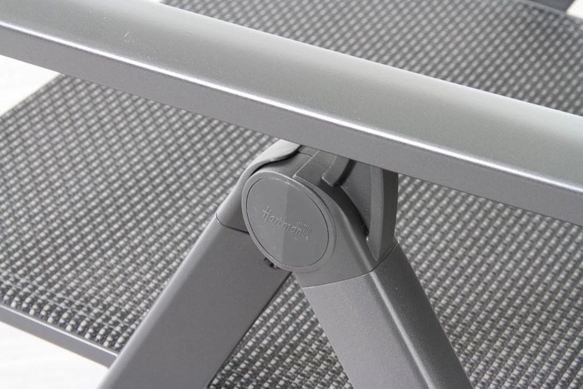 Hartman Aruba Aluminium Tuinstoel - Antraciet Verstelbaar - Afbeelding 5