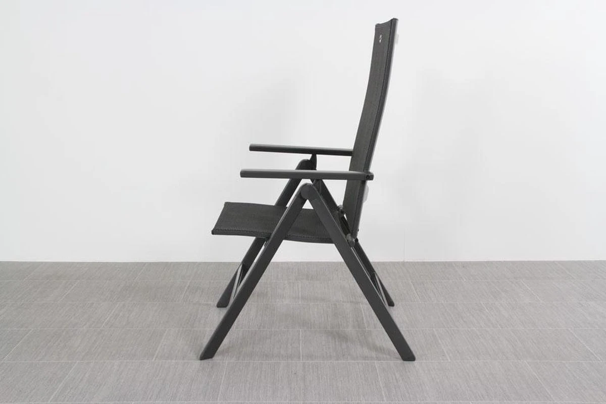 Hartman Aruba Aluminium Tuinstoel - Antraciet Verstelbaar - Afbeelding 19