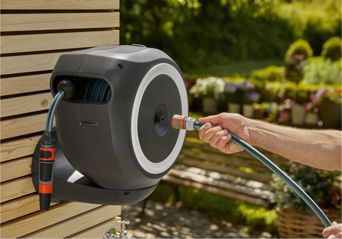GARDENA - Wandslangenbox RollUp S - Slanghouder - 15 Meter - Ø 11 Mm - Afbeelding 12