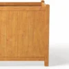 Houten Plantenbak Met Wieltjes 50x50 - Geolied Duurzaam FSC Acaciahout – Bloembak Buiten - Plantenbakken Buiten - Perfecthomeshop
