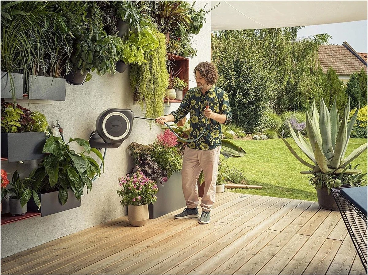 GARDENA - Wandslangenbox RollUp S - Slanghouder - 15 Meter - Ø 11 Mm - Afbeelding 5