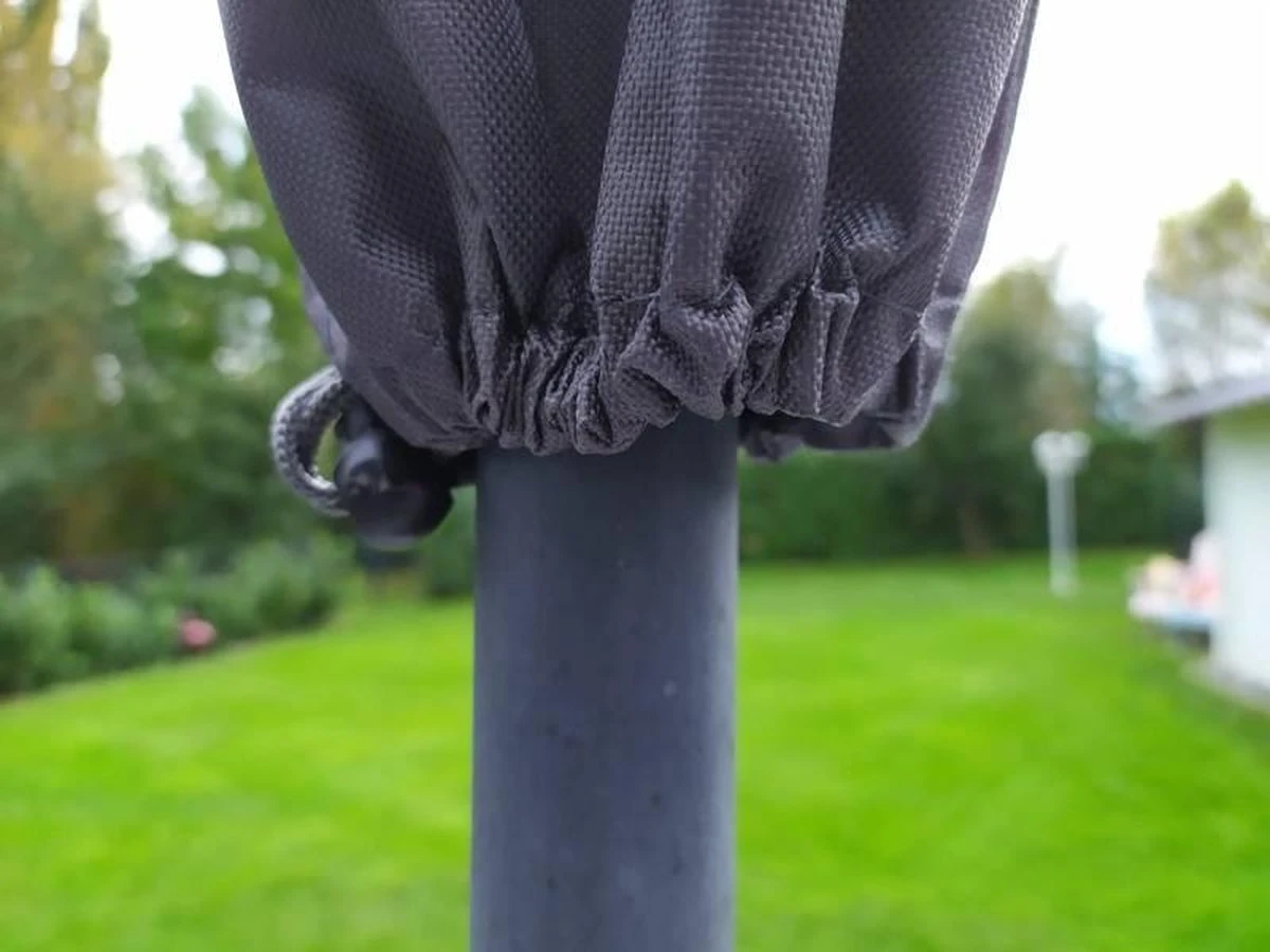 Merkloos Beschermhoes Voor Parasols, Voor Ø 200-400 Cm, Antraciet - Afbeelding 2