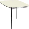 Outsunny Pergola Partytent Paviljoen Overkapping Tent Metaal Crème 297x297 Cm 84C-038