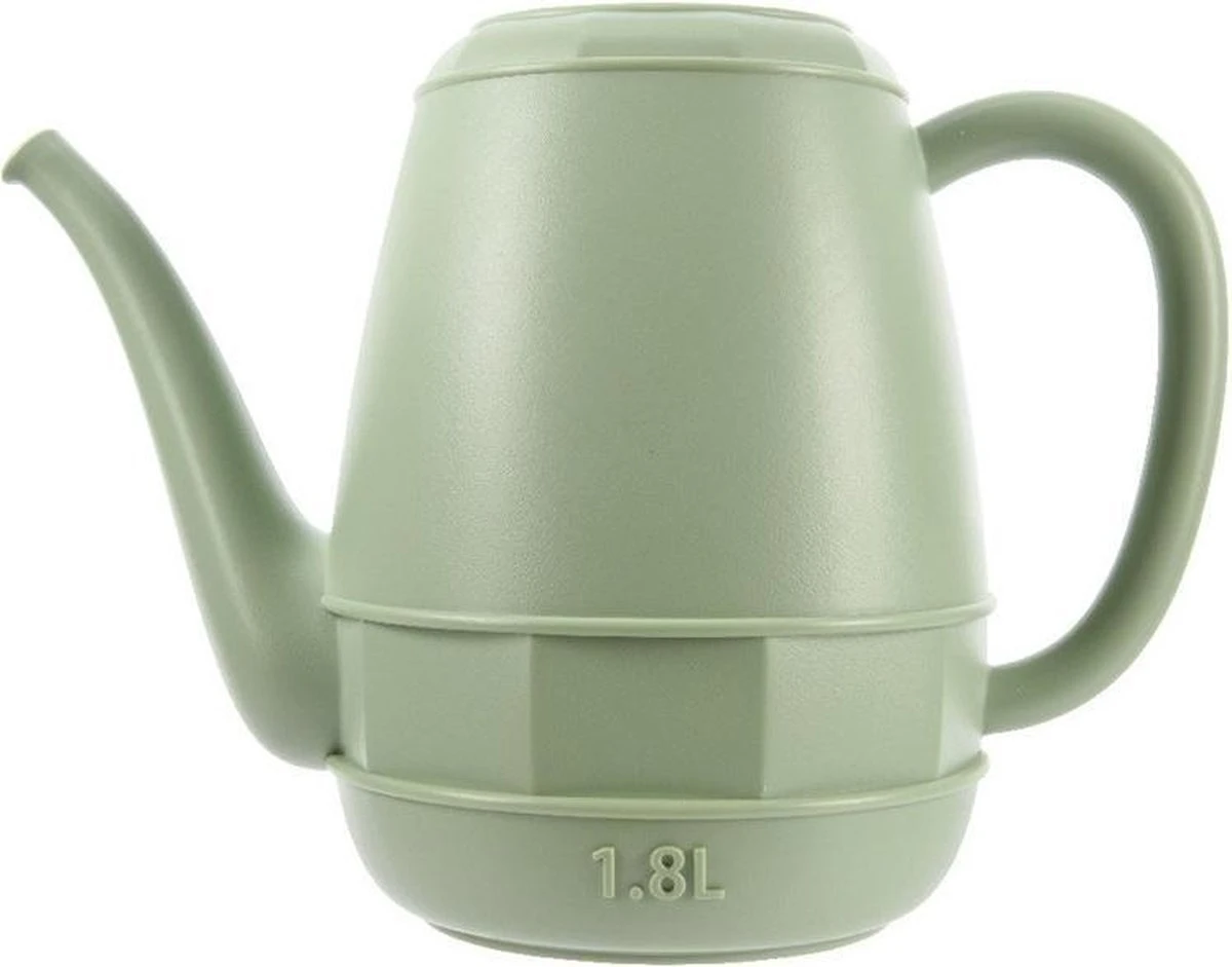 Decoris Mintgroene Kunststof Gieter 1,8 Liter - Tuinieren Benodigdheden - Kleine Gieters Mint Groen