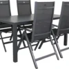 Hartman Napoli/Alma 160 Cm. Tuinset - 5-delig Verstelbaar