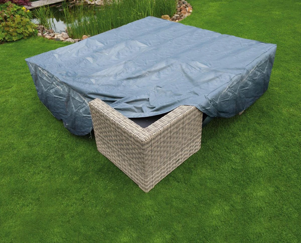 Nature - Tuinmeubelhoes - Beschermhoes Voor Loungeset - H70 X 250 X 250cm - Afbeelding 2