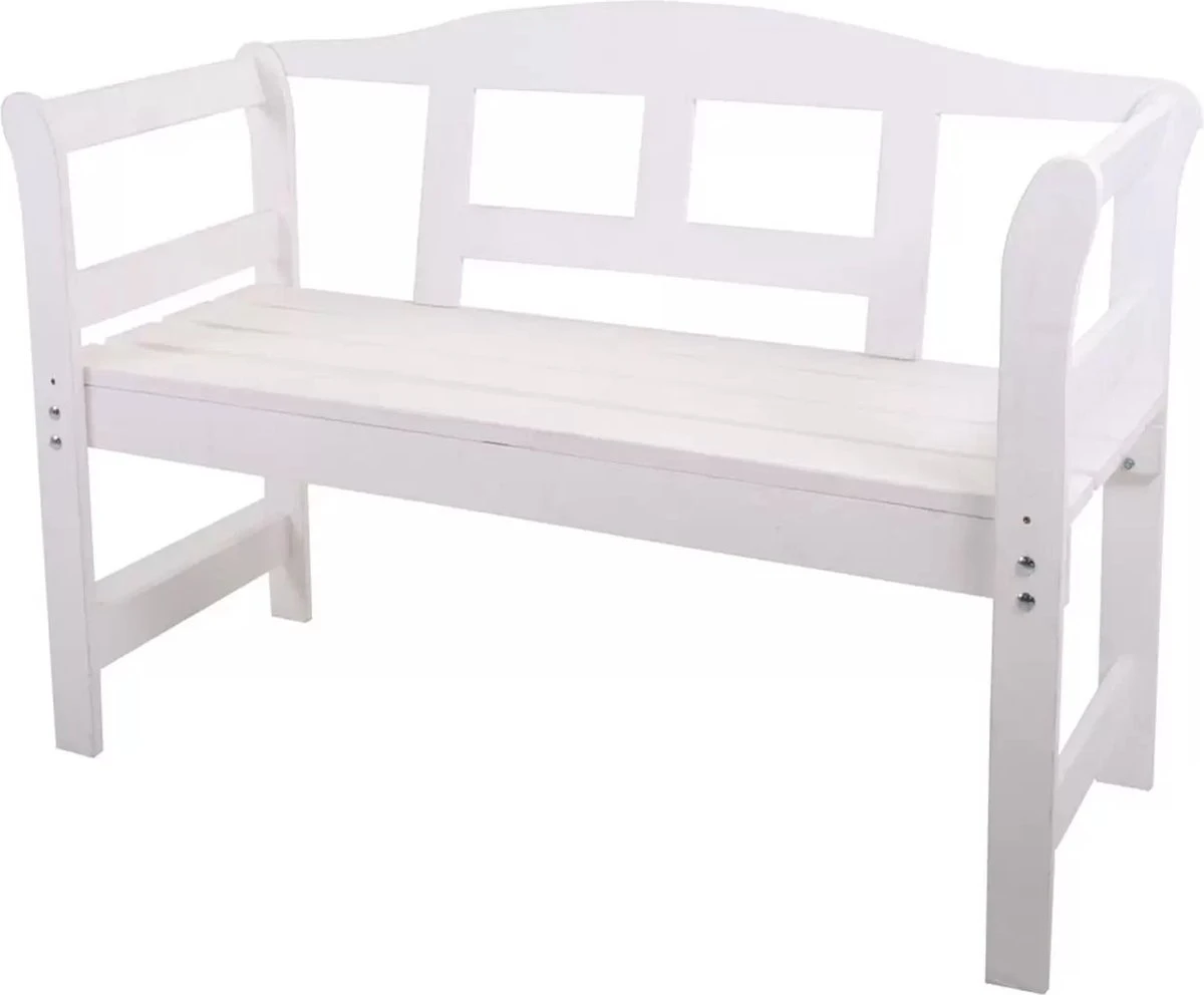 SenS-Line Friesen Tuinbank - Hout - Wit - Afbeelding 15