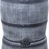 Regentonset Roto 120 Liter + Voet - Grijs