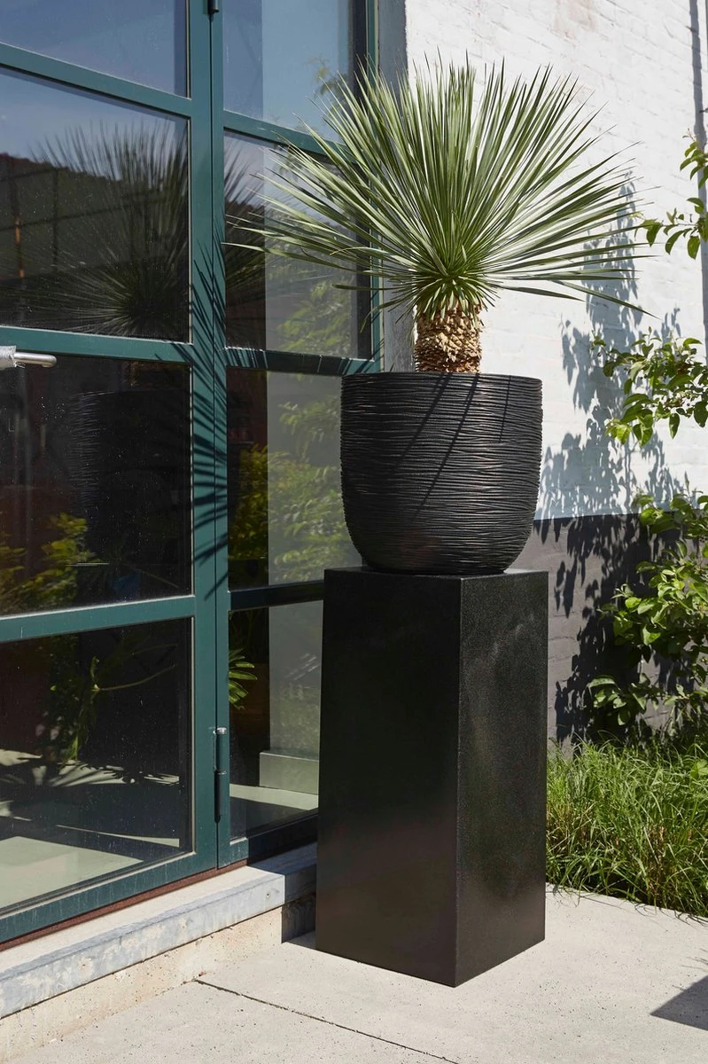 Capi Europe - Bloempot Bol Rib NL - 35x34 - Ivoor - Voor Binnen En Buiten - KOFI932 - Afbeelding 4