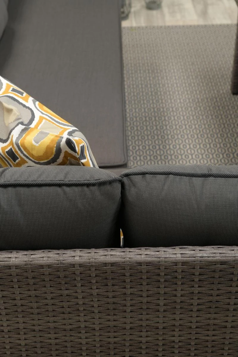 Garden Impressions Lapa Lounge Dining Set 5-delig - Wicker - Grijs - Afbeelding 11