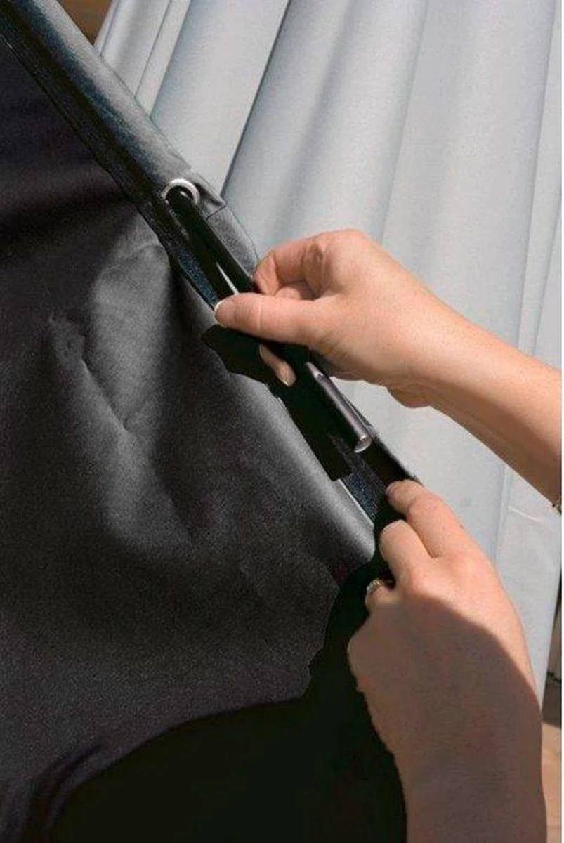 Power Goods Parasolhoes XXL Voor Zweefparasol – Parasolhoes Met Rits En Stok – Parasolhoes Staande Parasol – Tuinmeubelhoezen – Beschermhoes Zweefparasol – Waterproof – Anti-UV – 280 X 81 Cm - Afbeelding 3