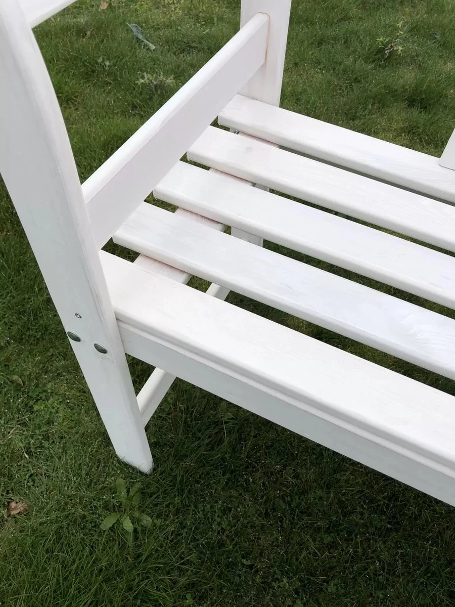 SenS-Line Friesen Tuinbank - Hout - Wit - Afbeelding 11